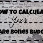 bare bones budget