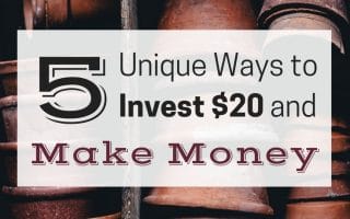 If you're looking for some non-traditional ways to invest $20, here are five to get you started.