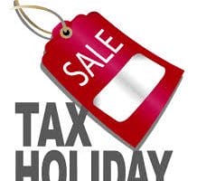 What is a sales tax holiday?