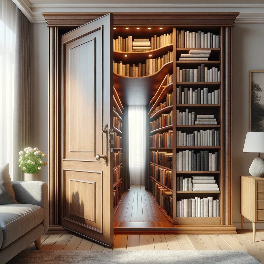 Bookcase Hidden Door