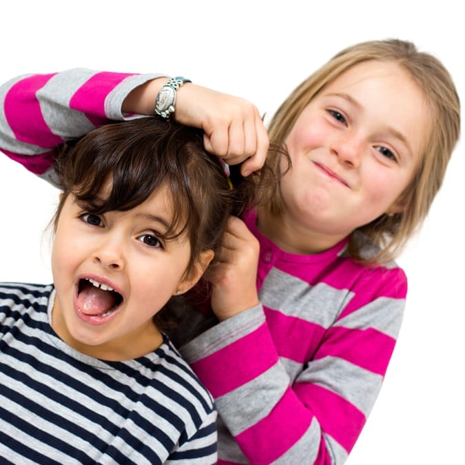 some latchkey kids decided to play hairdresser when alone