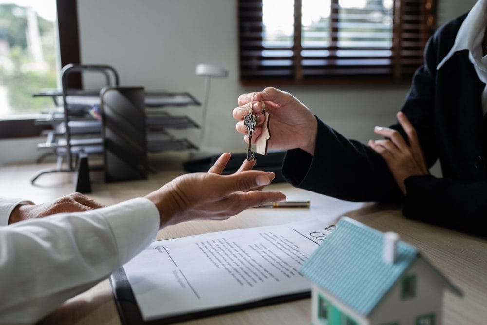 getting the keys after signing a lease