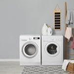 A pair of used appliances in a home