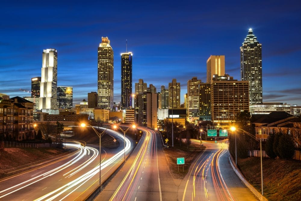The skyline of Atlanta, a city that offers first-time homebuyers grants