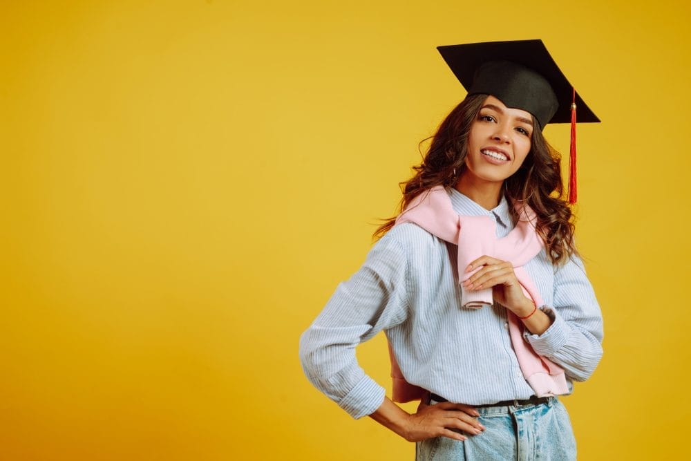 A woman hiding her student debt from her partner