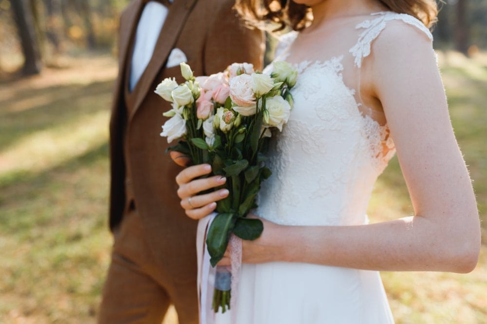 A couple about to start their life long happy marriage together