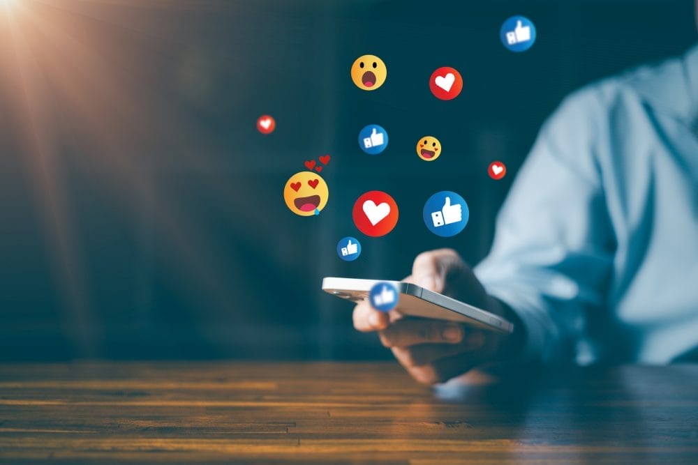 Someone spending too much time and searching for too much on social media