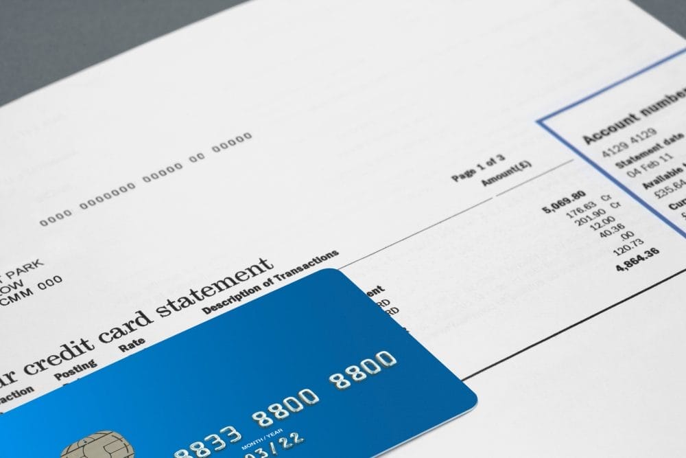 Credit card statements: one of the important documents that need to be shredded before being thrown away