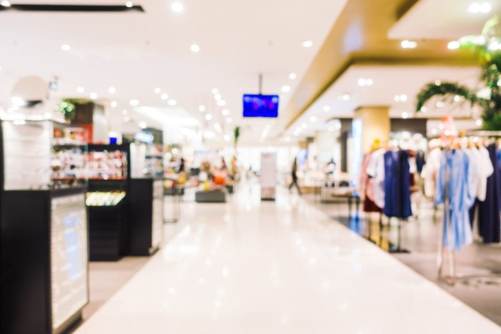 The blurry image of a store that may be using retail tricks to make you spend without noticing