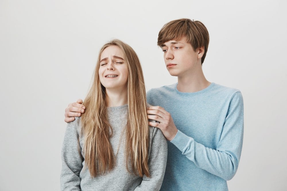 Two siblings who are jealous, but not because of money