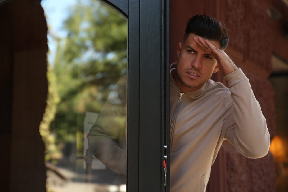 A jealous adult child suspecting something is being hidden