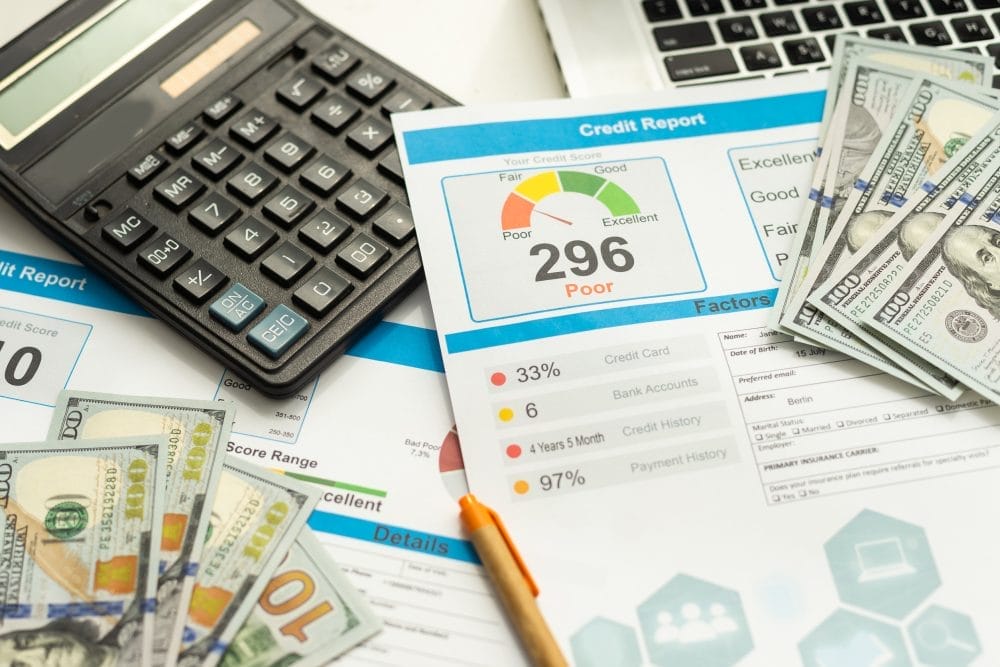 Someone's bad credit report