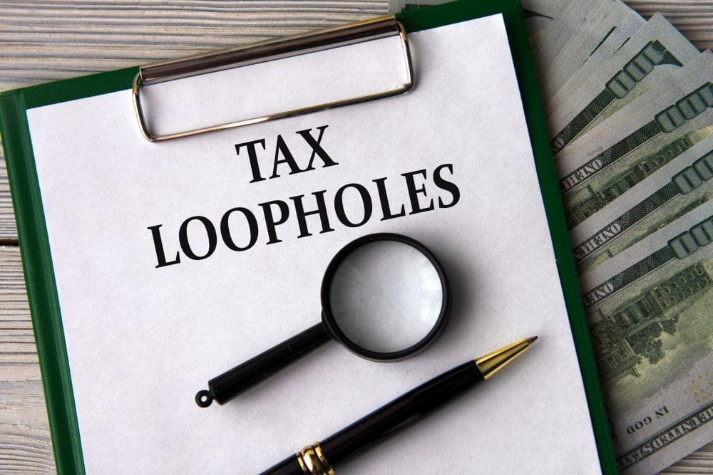 There are certain tax loopholes that were quietly closed this year.