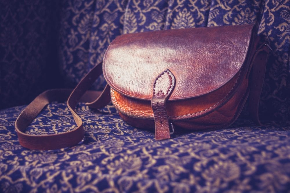 Burglars love to see a common item like purses left in plain sight.