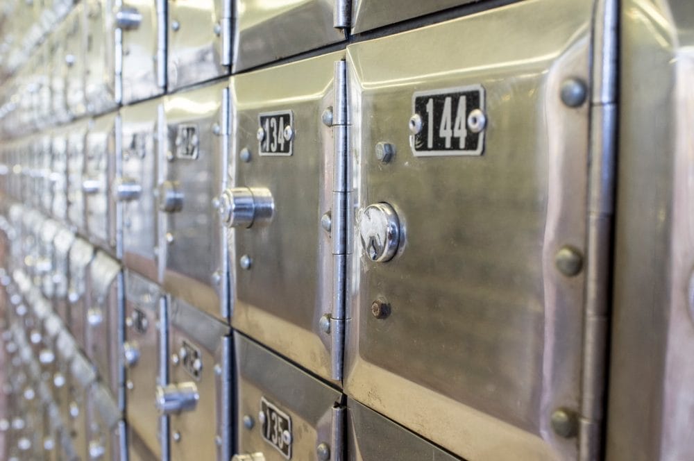 What makes a safe deposit box illegal to access after death.