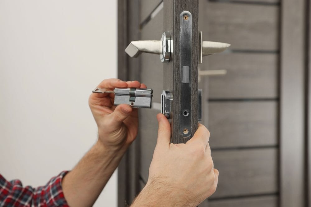 Replacing one door lock without notice can invalidate your renter's policy.