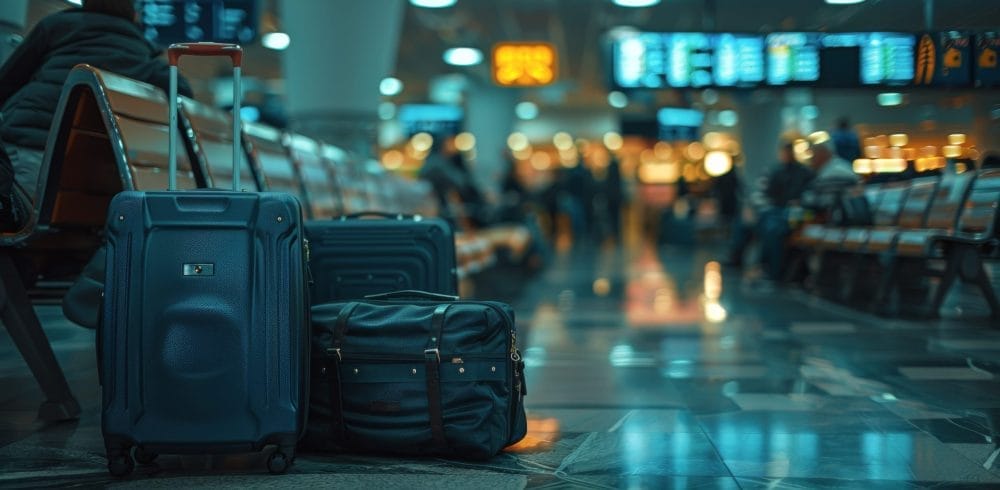 Leaving a luggage tag on your checked bag could invite a home burglary.