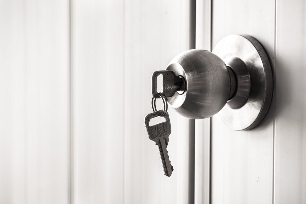 Replacing one door lock without notice can invalidate your renter's policy.