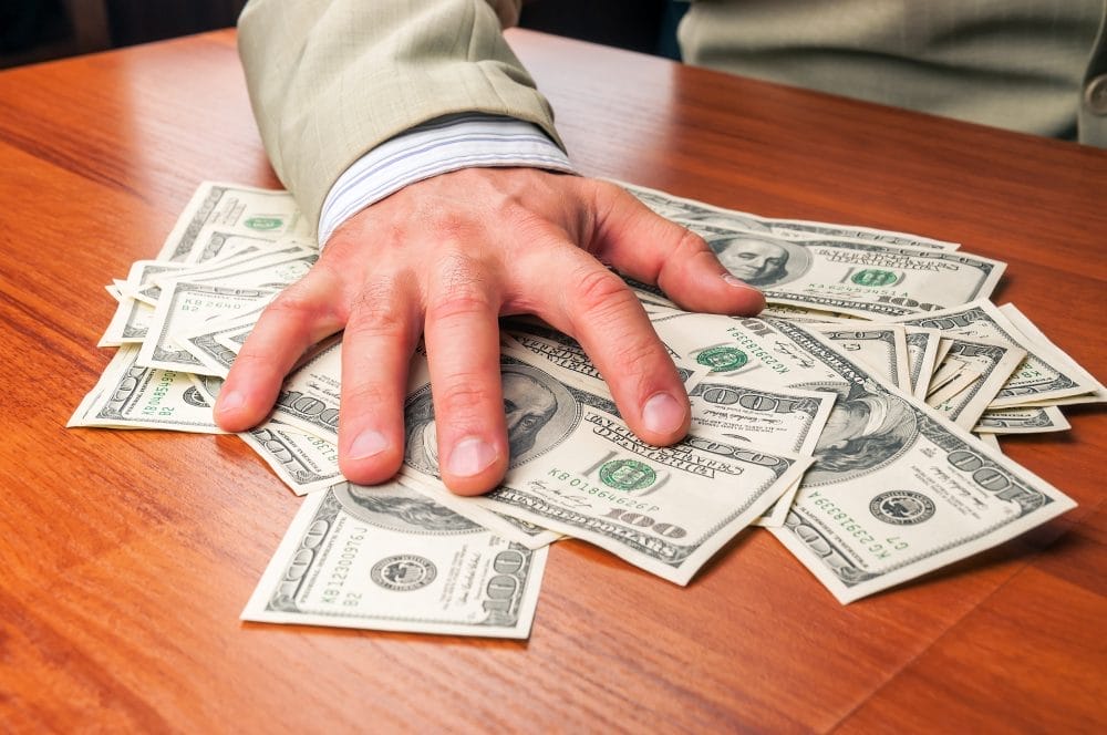 Greed has fueled the downfall of well-known public figures.